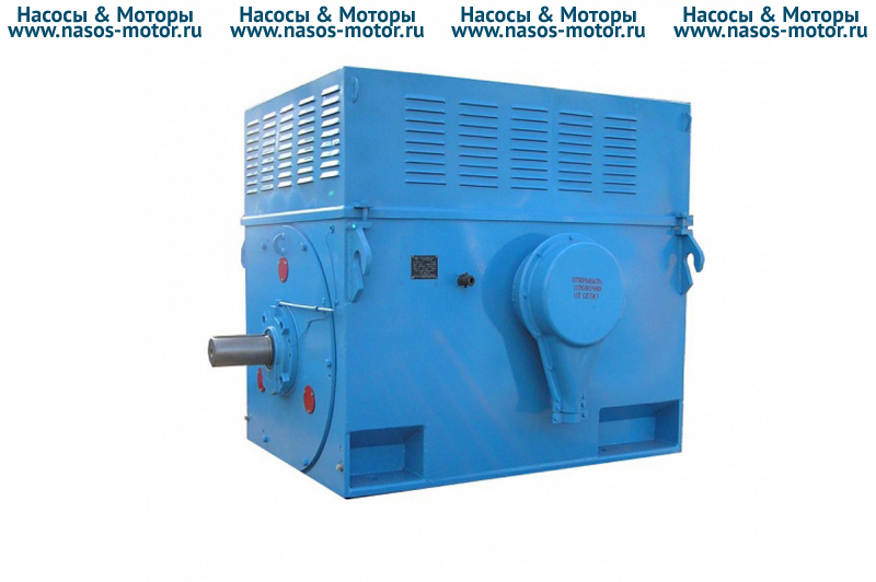 Высоковольтные двигатели ДАЗО4-450Х-6МУ1 (6000В) мощностью 500.0 кВт и скоростью вращения 1000 об/мин